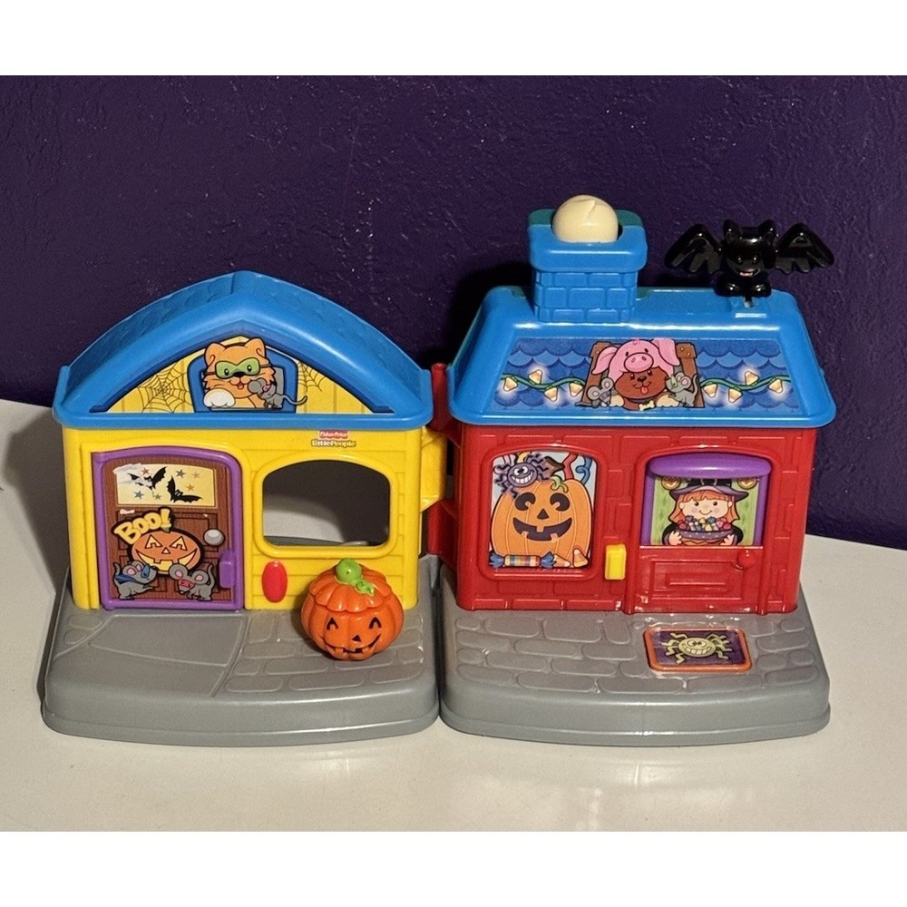 Fisher Price Little People Trick or Treat Surprise House Halloween 2008 Works